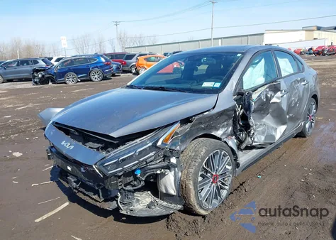 2022 Kia Forte Gt из США, поврежденный, VIN 3KPF44AC1NE473841